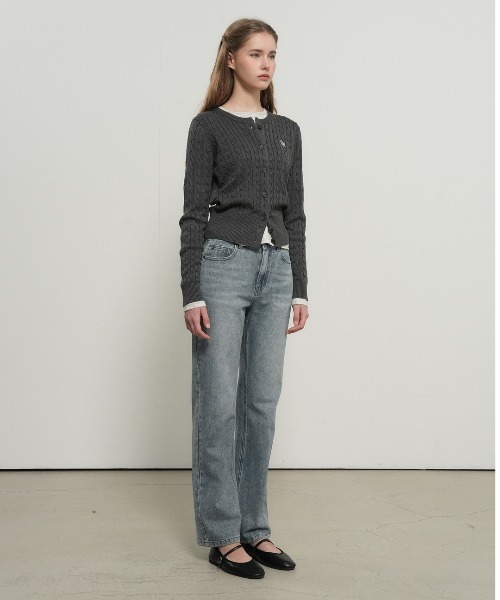 GENERAL IDEA(ジェネラルアイデア)の「【GENERAL IDEA】ウォッシュストレートデニムパンツ / WASHING STRAIGHT DENIM PANTS(デニムパンツ・レディース・ブルー/ライトブルー・S/M/L)」の7枚目の写真