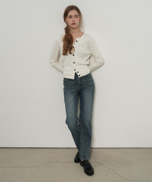 GENERAL IDEA(ジェネラルアイデア)の「【GENERAL IDEA】ウォッシュストレートデニムパンツ / WASHING STRAIGHT DENIM PANTS(デニムパンツ・レディース・ブルー/ライトブルー・S/M/L)」の14枚目の写真