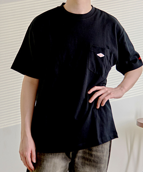BALL(ボール)の「『BALL/ボール』【冷感加工】ポンチポケ付きTシャツ(Tシャツ/カットソー・メンズ・チャコール/モカ/ネイビー/グレイッシュベージュ/モスグリーン/サックスブルー/ブラック/ホワイト・L/LL/M)」の4枚目の写真