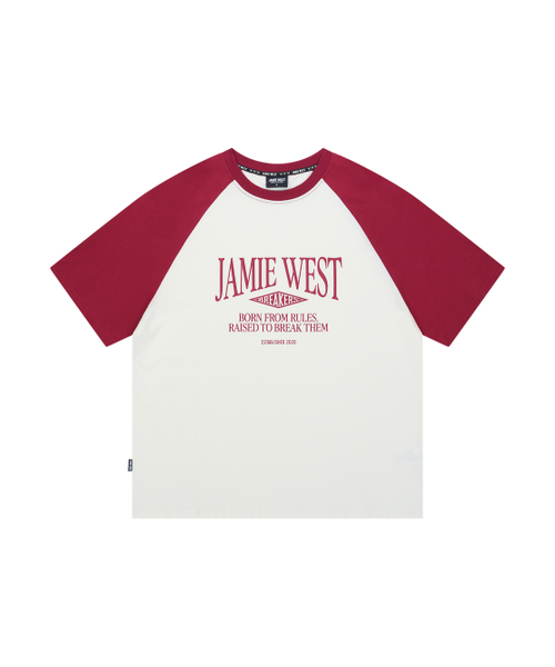 JAMIE WEST(ジェイミーウエスト)の「レトロレタリングレギュラーレグランTシャツ(バーガンディ)(Tシャツ/カットソー・レディース・その他・X-LARGE/MEDIUM/LARGE)」の7枚目の写真
