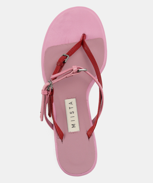 miista（ミスタ）の「Miista/ミスタ Abisai Red Mini Buckled Sandals（サンダル・レディース・レッド・37）」の7枚目の写真