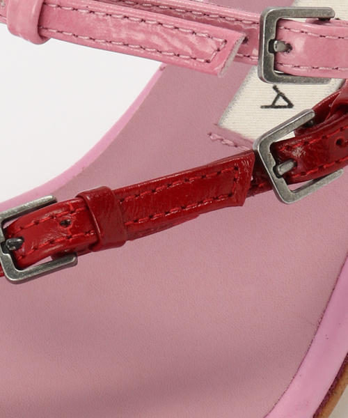 miista（ミスタ）の「Miista/ミスタ Abisai Red Mini Buckled Sandals（サンダル・レディース・レッド・37）」の5枚目の写真