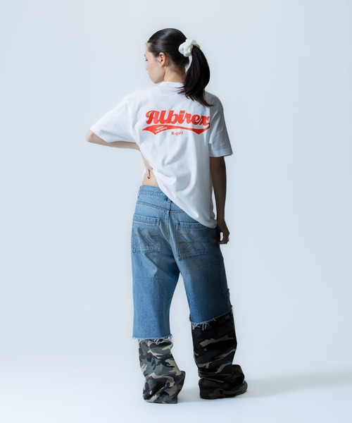 X-girl SPORTS(エックスガールスポーツ)の「ALB L WE FAN GOODS S/S TEE/アルビレックス新潟レディース(Tシャツ/カットソー・メンズ・ホワイト/オレンジ・MEDIUM/LARGE/SMALL/X-LARGE)」の9枚目の写真