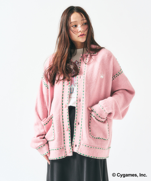 417 EDIFICE(フォーワンセブンエディフィス)の「【ウマ娘 × 417 EDIFICE】 Hand stitch KNIT(ニット/セーター・メンズ・ピンク/イエロー・X-LARGE/LARGE/MEDIUM/SMALL)」の16枚目の写真