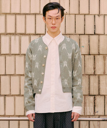 OGI（オギ）の「081 アプリケクロップTシャツ（カーディガン/ボレロ）」