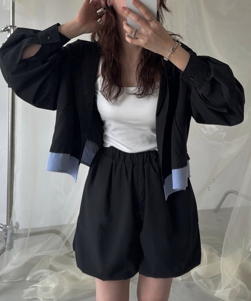 WILLFULLY(ウィルフリー)の「balloon hem UV cut gather volume S/PT(その他パンツ・レディース・ブラック/ライトブラウン/ブルー・FREE)」の22枚目の写真