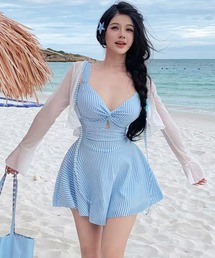 ワンピース 水着 ワンピース 長袖 ワンピース」に該当するファッション