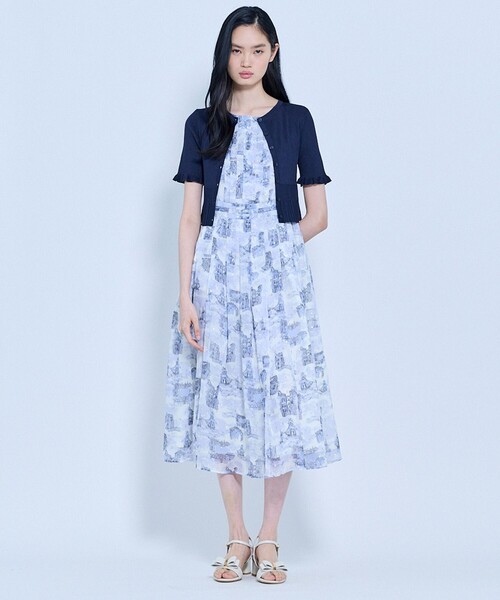 TOCCA（トッカ）の「HALF SLEEVE AJISAI カーディガン（カーディガン/ボレロ・レディース・ブルー系/ライラック系/ネイビー系・SMALL/MEDIUM）」の11枚目の写真