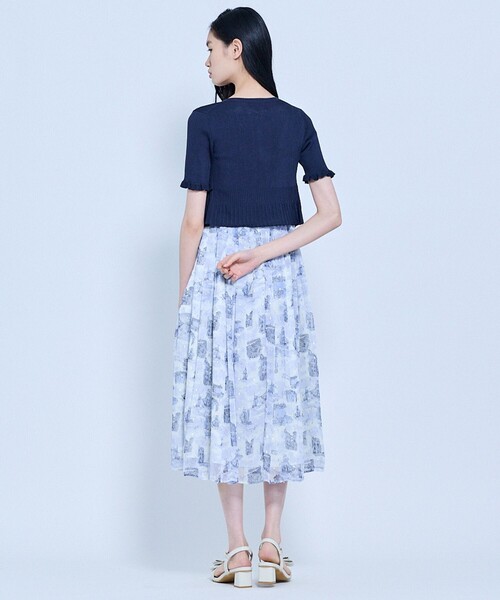 TOCCA（トッカ）の「HALF SLEEVE AJISAI カーディガン（カーディガン/ボレロ・レディース・ブルー系/ライラック系/ネイビー系・SMALL/MEDIUM）」の13枚目の写真