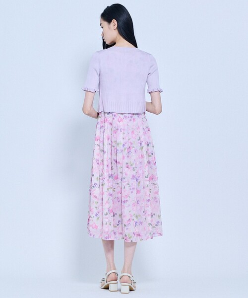 TOCCA（トッカ）の「HALF SLEEVE AJISAI カーディガン（カーディガン/ボレロ・レディース・ブルー系/ライラック系/ネイビー系・SMALL/MEDIUM）」の16枚目の写真