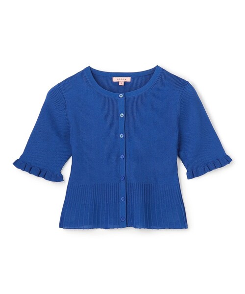 TOCCA（トッカ）の「HALF SLEEVE AJISAI カーディガン（カーディガン/ボレロ・レディース・ブルー系/ライラック系/ネイビー系・SMALL/MEDIUM）」の17枚目の写真