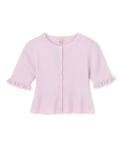 TOCCA（トッカ）の「HALF SLEEVE AJISAI カーディガン（カーディガン/ボレロ・レディース・ブルー系/ライラック系/ネイビー系・SMALL/MEDIUM）」の19枚目の写真