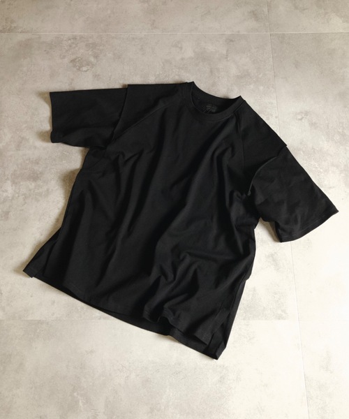 MMMM(エムエムエムエム)の「MMMM/ フェイクレイヤードTEE(Tシャツ/カットソー・メンズ・ブラック/グレー/ホワイト・X-LARGE/LARGE/MEDIUM)」の1枚目の写真