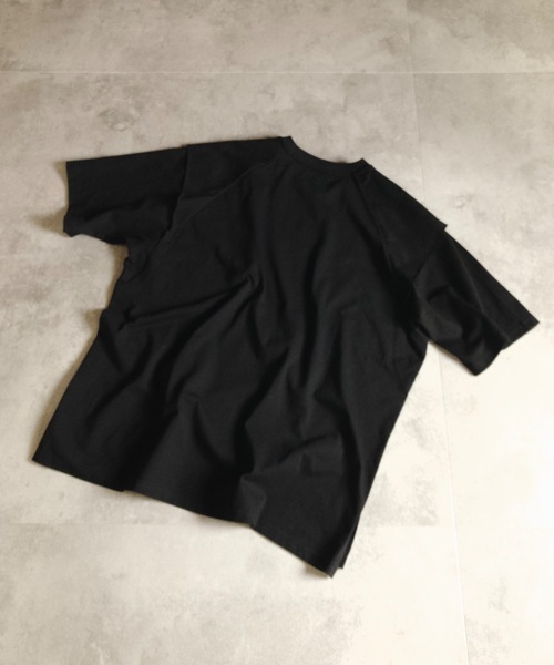 MMMM(エムエムエムエム)の「MMMM/ フェイクレイヤードTEE(Tシャツ/カットソー・メンズ・ブラック/グレー/ホワイト・X-LARGE/LARGE/MEDIUM)」の9枚目の写真