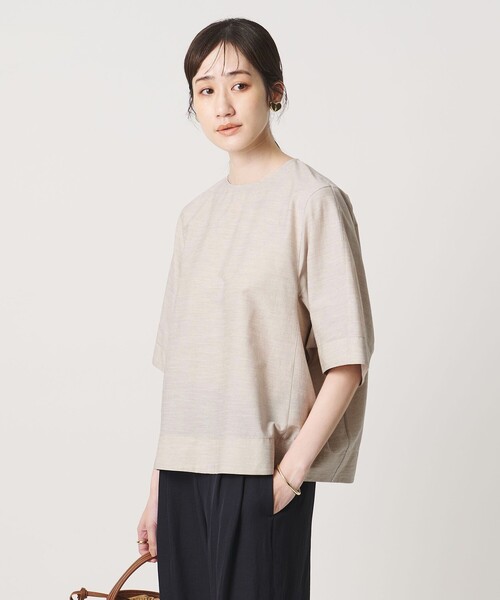 UNITED ARROWS(ユナイテッドアローズ)の「トリコット ジャージー フォーム Tシャツ(Tシャツ/カットソー・レディース・ナチュラル・FREE)」の16枚目の写真