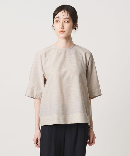 UNITED ARROWS(ユナイテッドアローズ)の「トリコット ジャージー フォーム Tシャツ(Tシャツ/カットソー・レディース・ナチュラル・FREE)」の12枚目の写真