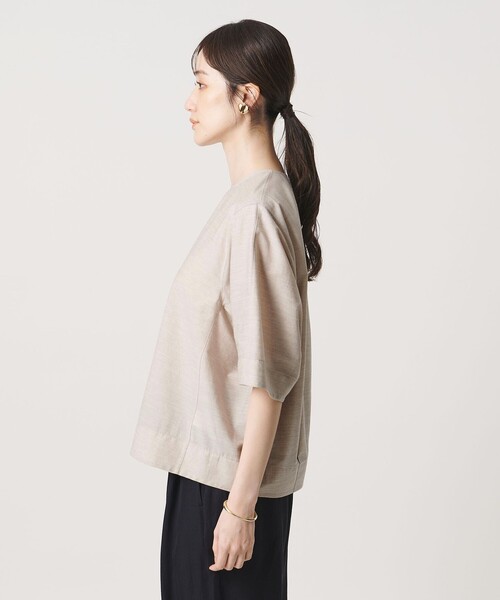 UNITED ARROWS(ユナイテッドアローズ)の「トリコット ジャージー フォーム Tシャツ(Tシャツ/カットソー・レディース・ナチュラル・FREE)」の11枚目の写真