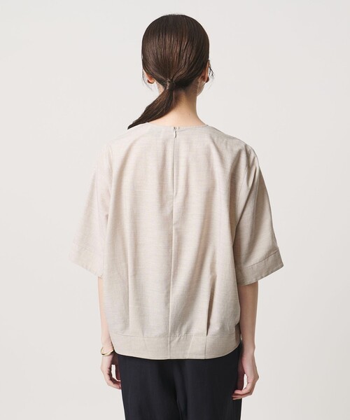 UNITED ARROWS(ユナイテッドアローズ)の「トリコット ジャージー フォーム Tシャツ(Tシャツ/カットソー・レディース・ナチュラル・FREE)」の10枚目の写真