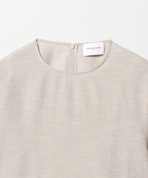 UNITED ARROWS(ユナイテッドアローズ)の「トリコット ジャージー フォーム Tシャツ(Tシャツ/カットソー・レディース・ナチュラル・FREE)」の7枚目の写真