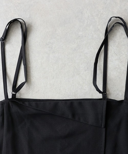 antiqua(アンティカ)の「2WAY サロペット ワンピース スカート(サロペット/オーバーオール・レディース・ブラック・ONESIZE)」の10枚目の写真
