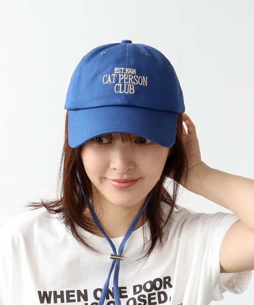 Three Four Time(スリーフォータイム)の「レイニーサニーディ撥水キャップ(キャップ・レディース・チャコールグレー/ネイビー/ベージュ/ブラウン・FREE)」の22枚目の写真