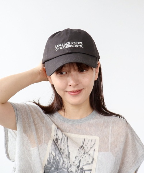 Three Four Time(スリーフォータイム)の「レイニーサニーディ撥水キャップ(キャップ・レディース・チャコールグレー/ネイビー/ベージュ/ブラウン・FREE)」の6枚目の写真