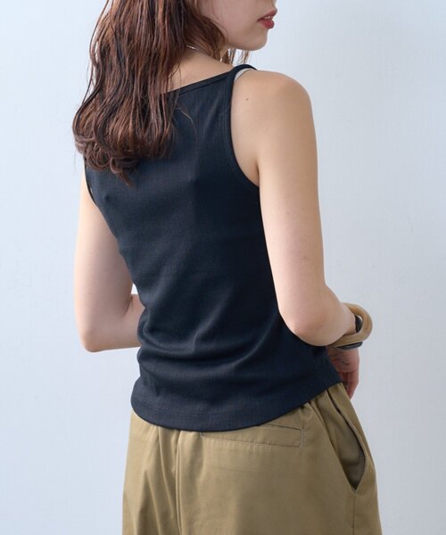 CIAOPANIC TYPY（チャオパニックティピー）の「【willow】アイレットタンク（タンクトップ・レディース・ブラック/ミント・ONE SIZE）」の7枚目の写真