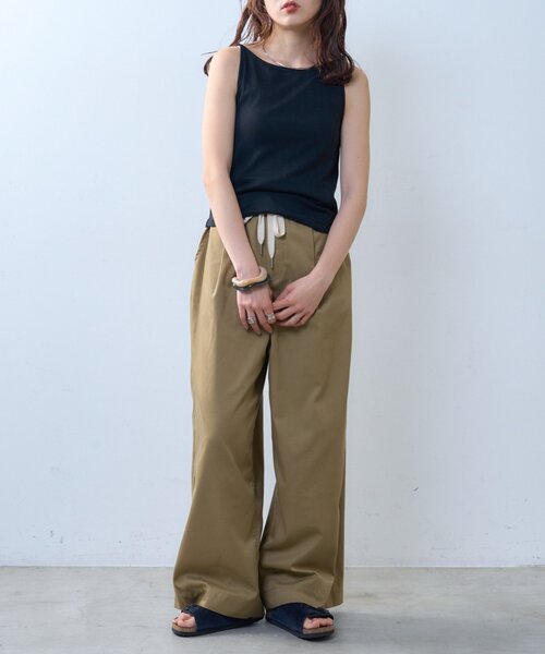 CIAOPANIC TYPY（チャオパニックティピー）の「【willow】アイレットタンク（タンクトップ・レディース・ブラック/ミント・ONE SIZE）」の11枚目の写真