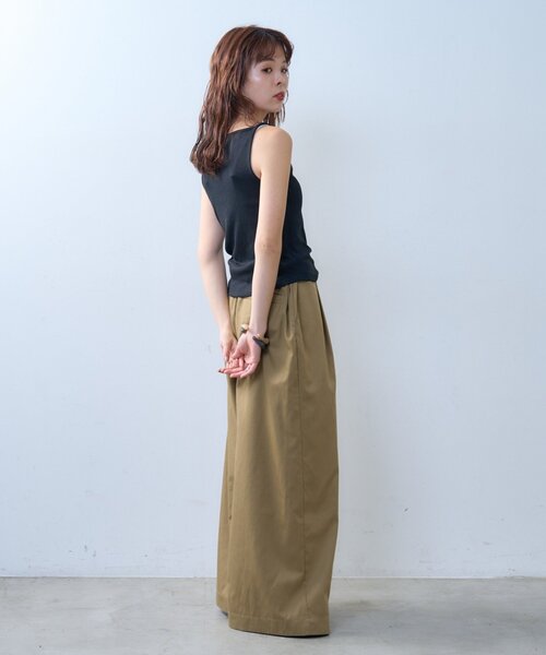 CIAOPANIC TYPY（チャオパニックティピー）の「【willow】アイレットタンク（タンクトップ・レディース・ブラック/ミント・ONE SIZE）」の12枚目の写真