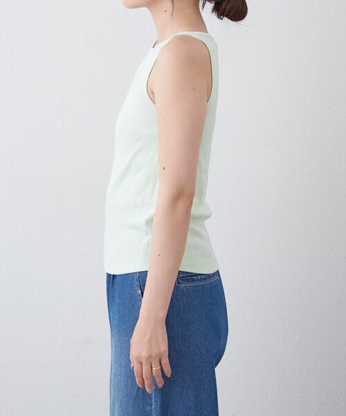 CIAOPANIC TYPY（チャオパニックティピー）の「【willow】アイレットタンク（タンクトップ・レディース・ブラック/ミント・ONE SIZE）」の14枚目の写真