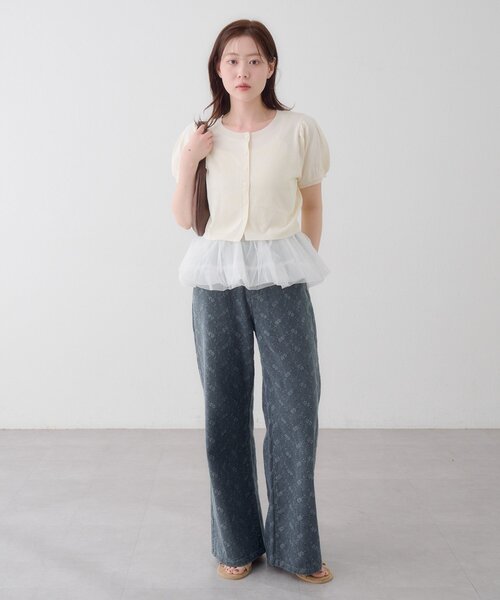 Kastane(カスタネ)の「【ドット&無地】バレリーナチュールSET(Tシャツ/カットソー・レディース・ブルー系その他/オフホワイト/ネイビー/グレー/ブラック/サックスブルー/アイボリー・FREE)」の22枚目の写真
