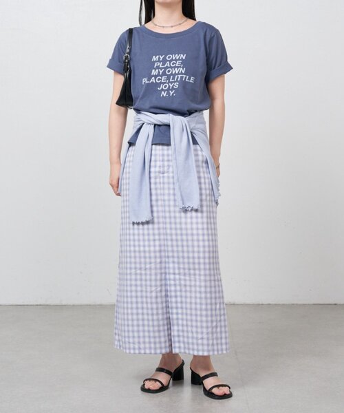 Kastane(カスタネ)の「【一部店舗限定】B スロープロゴTEE(Tシャツ/カットソー・レディース・イエロー/ネイビー/ホワイト・FREE)」の15枚目の写真