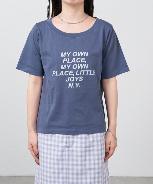 Kastane(カスタネ)の「【一部店舗限定】B スロープロゴTEE(Tシャツ/カットソー・レディース・イエロー/ネイビー/ホワイト・FREE)」の18枚目の写真
