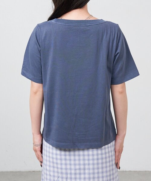 Kastane(カスタネ)の「【一部店舗限定】B スロープロゴTEE(Tシャツ/カットソー・レディース・イエロー/ネイビー/ホワイト・FREE)」の20枚目の写真