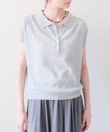 DOLLUPOOPS | Summer Knit Polo Top(サマーニットポロトップス)(ポロシャツ)