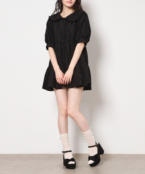 ESPERANZA(エスペランサ)の「【ナチュ盛り/約10cm】ナチュ盛りツイストサンダル(サンダル・レディース・ホワイト/ブラック/ピンク系・L/M/S)」の10枚目の写真