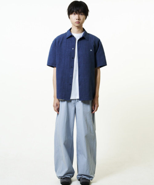 THECOLDESTMOMENT(ザコールデストモーメント)の「TCM mini logo textured half shirt (navy)(シャツ/ブラウス・レディース・その他・MEDIUM/LARGE)」の10枚目の写真
