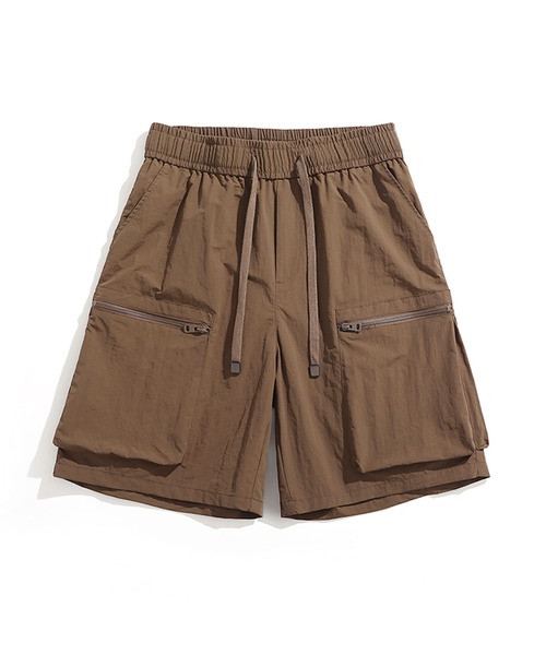 aimoha(アイモハ)の「【mens】ナイロン ワイドカーゴ ショートパンツ(その他パンツ・メンズ・ブラウン/ブラック/カーキ・XX-LARGE/X-LARGE/LARGE/MEDIUM)」の3枚目の写真