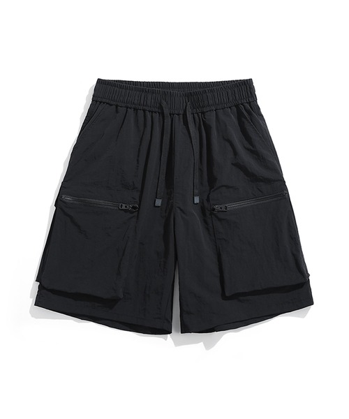 aimoha(アイモハ)の「【mens】ナイロン ワイドカーゴ ショートパンツ(その他パンツ・メンズ・ブラウン/ブラック/カーキ・XX-LARGE/X-LARGE/LARGE/MEDIUM)」の2枚目の写真