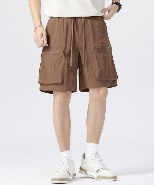 aimoha(アイモハ)の「【mens】ナイロン ワイドカーゴ ショートパンツ(その他パンツ・メンズ・ブラウン/ブラック/カーキ・XX-LARGE/X-LARGE/LARGE/MEDIUM)」の6枚目の写真