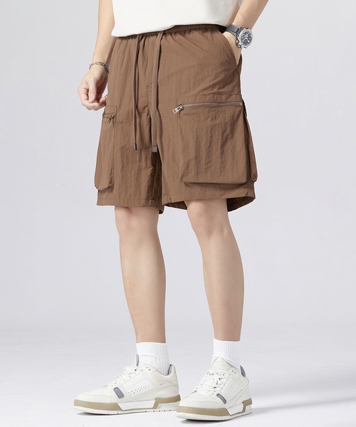 aimoha(アイモハ)の「【mens】ナイロン ワイドカーゴ ショートパンツ(その他パンツ・メンズ・ブラウン/ブラック/カーキ・XX-LARGE/X-LARGE/LARGE/MEDIUM)」の7枚目の写真