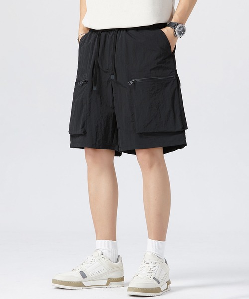 aimoha(アイモハ)の「【mens】ナイロン ワイドカーゴ ショートパンツ(その他パンツ・メンズ・ブラウン/ブラック/カーキ・XX-LARGE/X-LARGE/LARGE/MEDIUM)」の10枚目の写真