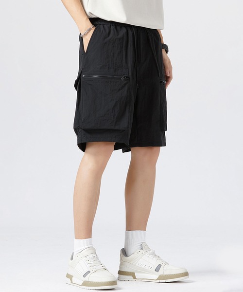 aimoha(アイモハ)の「【mens】ナイロン ワイドカーゴ ショートパンツ(その他パンツ・メンズ・ブラウン/ブラック/カーキ・XX-LARGE/X-LARGE/LARGE/MEDIUM)」の13枚目の写真