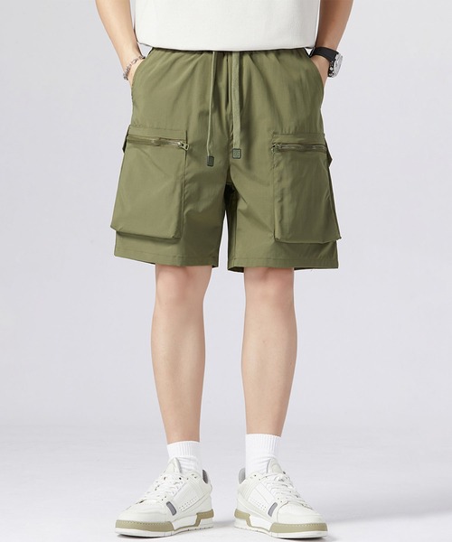 aimoha(アイモハ)の「【mens】ナイロン ワイドカーゴ ショートパンツ(その他パンツ・メンズ・ブラウン/ブラック/カーキ・XX-LARGE/X-LARGE/LARGE/MEDIUM)」の14枚目の写真