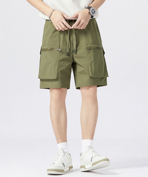 aimoha(アイモハ)の「【mens】ナイロン ワイドカーゴ ショートパンツ(その他パンツ・メンズ・ブラウン/ブラック/カーキ・XX-LARGE/X-LARGE/LARGE/MEDIUM)」の15枚目の写真