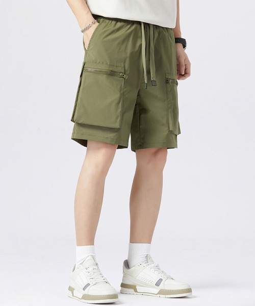 aimoha(アイモハ)の「【mens】ナイロン ワイドカーゴ ショートパンツ(その他パンツ・メンズ・ブラウン/ブラック/カーキ・XX-LARGE/X-LARGE/LARGE/MEDIUM)」の16枚目の写真