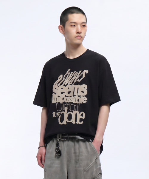 PEID(ペイド)の「PD アンティルダン 半袖Tシャツ ブラック(Tシャツ/カットソー・レディース・ブラック・1/2/3/4/6/5)」の2枚目の写真
