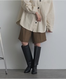 リネンライクハーフパンツ