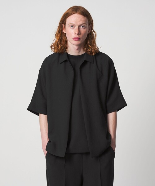 L レア! daisuke obana 半袖シャツ ジャケット D.O UNITED ARROWS BY DAISUKE OBANA＞Ⅰ D/SSL SHIRT 26SS/ショート