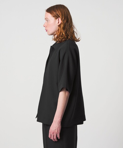 UNITED ARROWS & SONS by DAISUKE OBANA（ユナイテッドアローズアンドサンズバイダイスケオバナ）の「＜D.O UNITED ARROWS BY DAISUKE OBANA＞Ⅰ D/SSL SHIRT 26SS/ショートスリーブシャツ（シャツ/ブラウス・メンズ・ブラック・M/L/XL/S）」の5枚目の写真